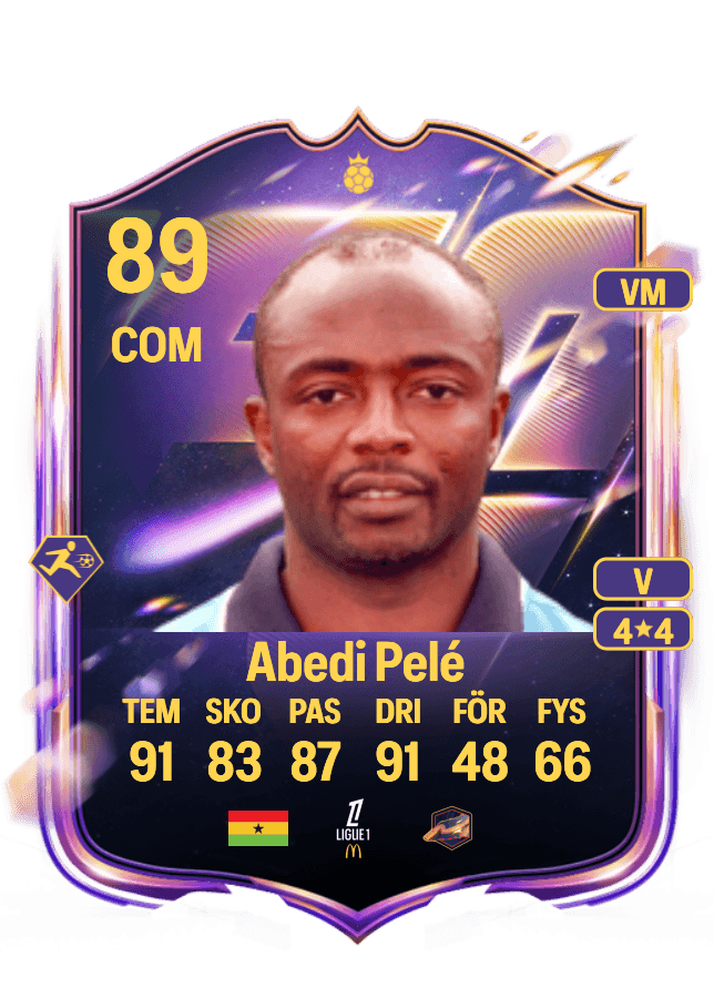 Abedi Pelé card