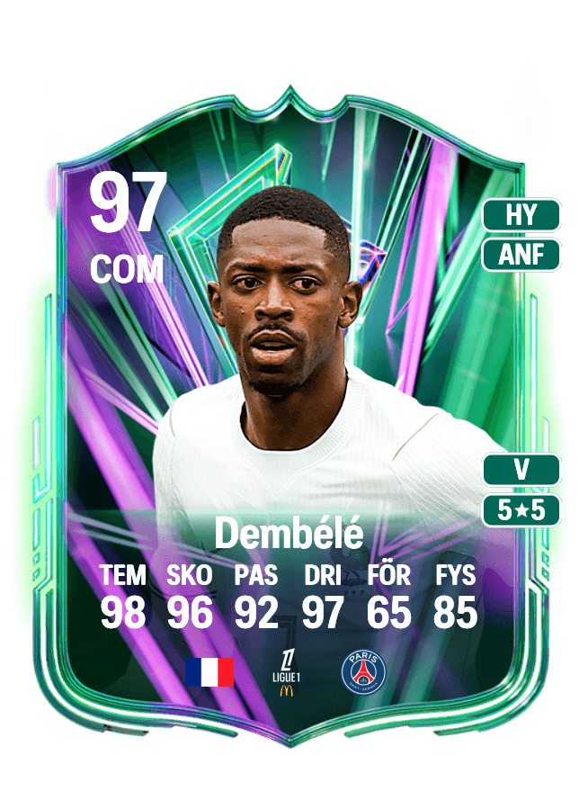 Ousmane Dembélé card