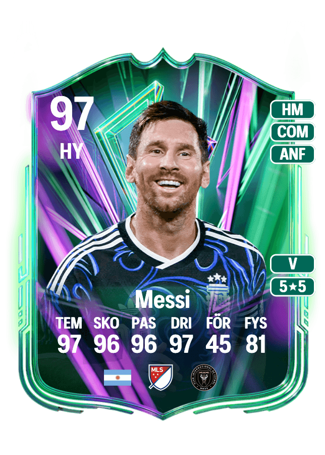 Lionel Messi card