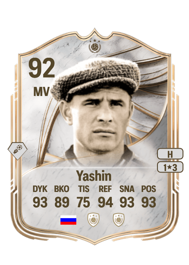 Lev Yashin card