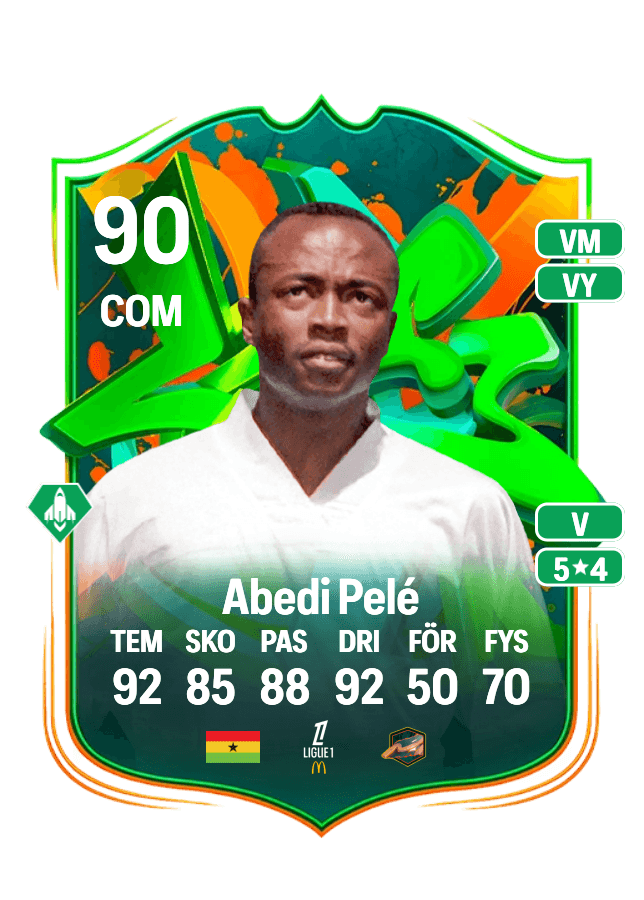 Abedi Pelé card