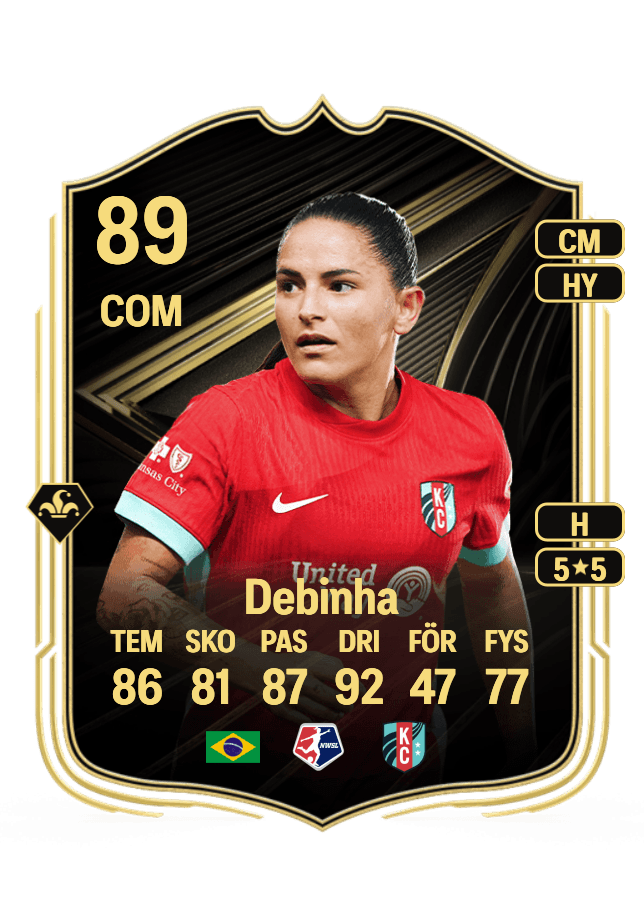 Debinha card
