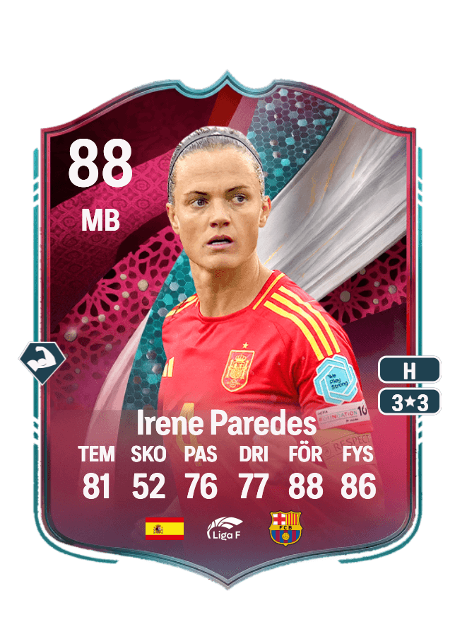 Irene Paredes card