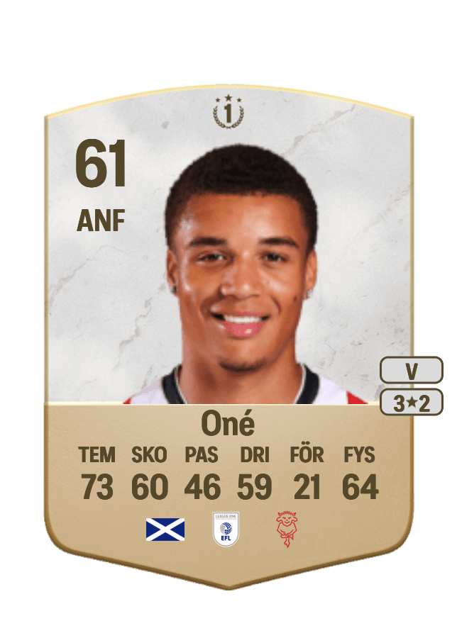 Ryan Oné card