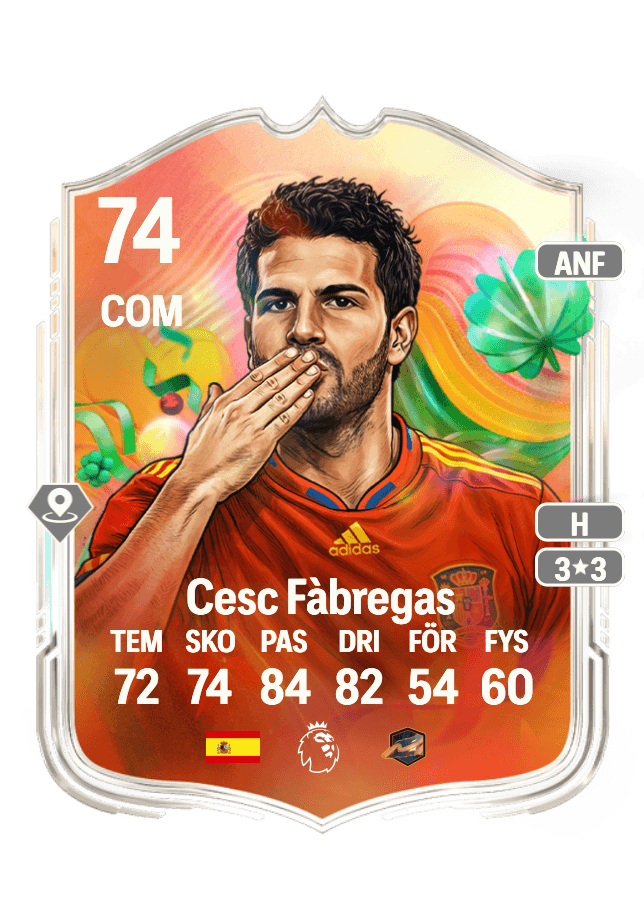 Cesc Fàbregas card