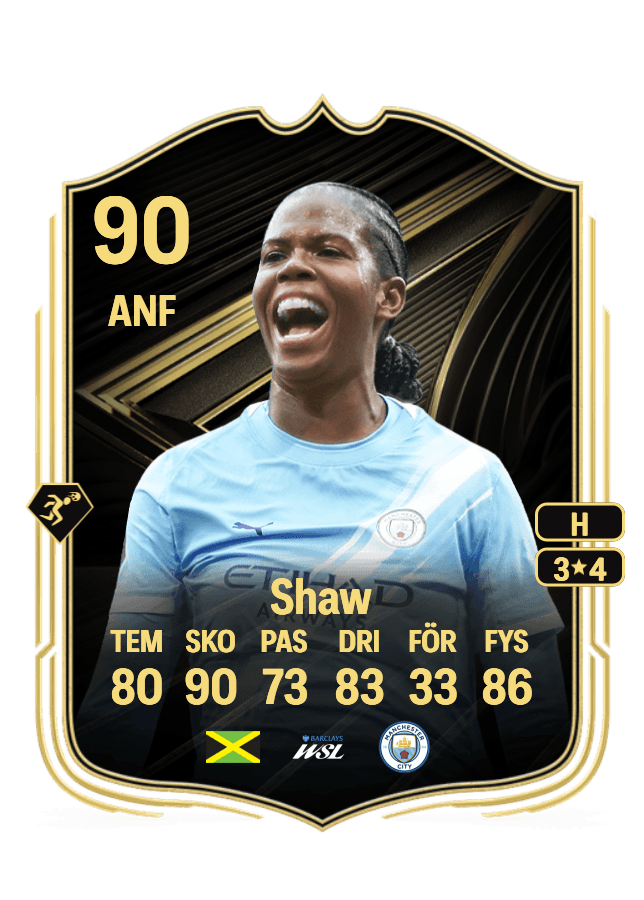 Khadija Shaw card