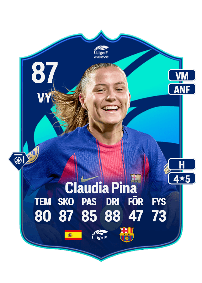 Claudia Pina card