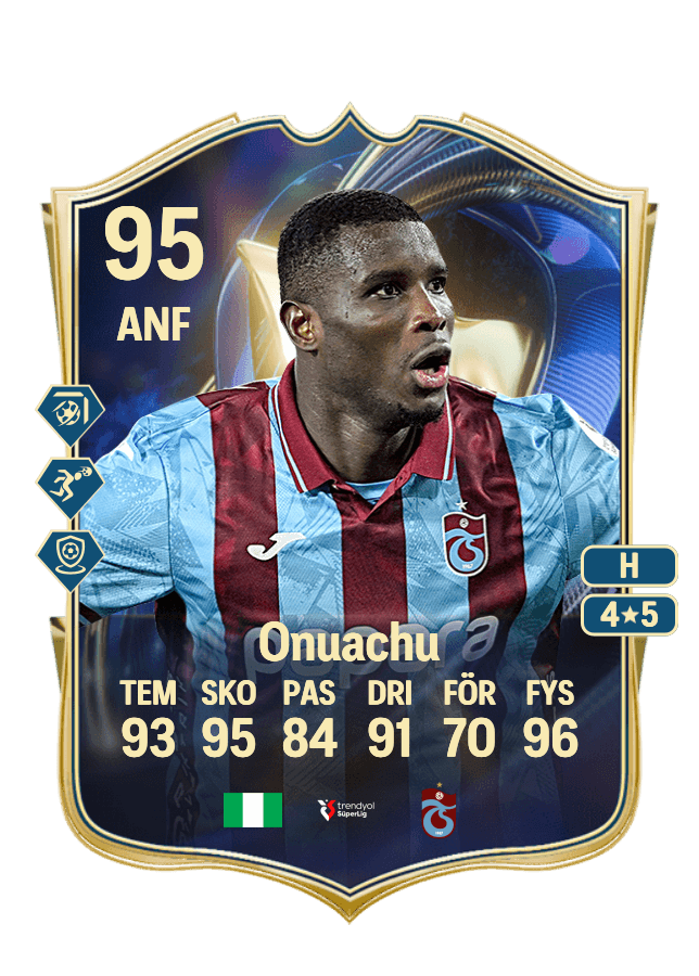 Paul Onuachu card