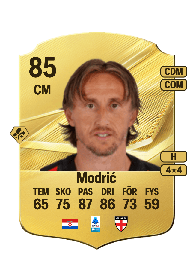 Luka Modrić card