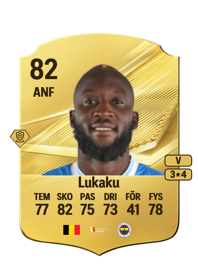 Romelu Lukaku card