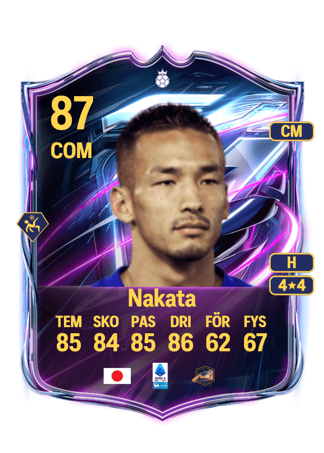 Hidetoshi Nakata card
