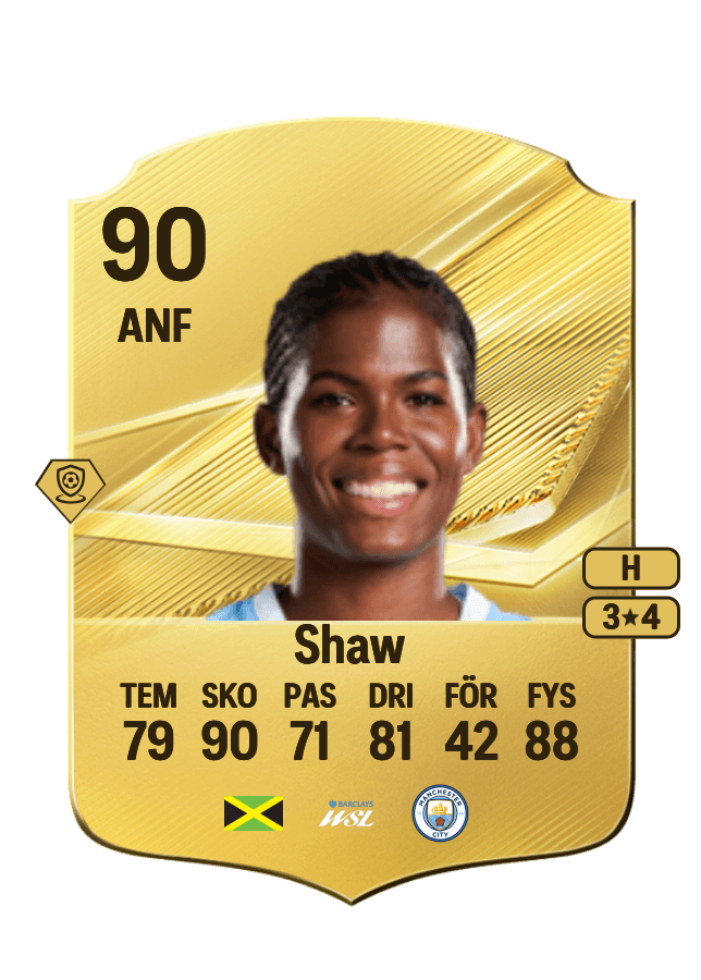 Khadija Shaw card