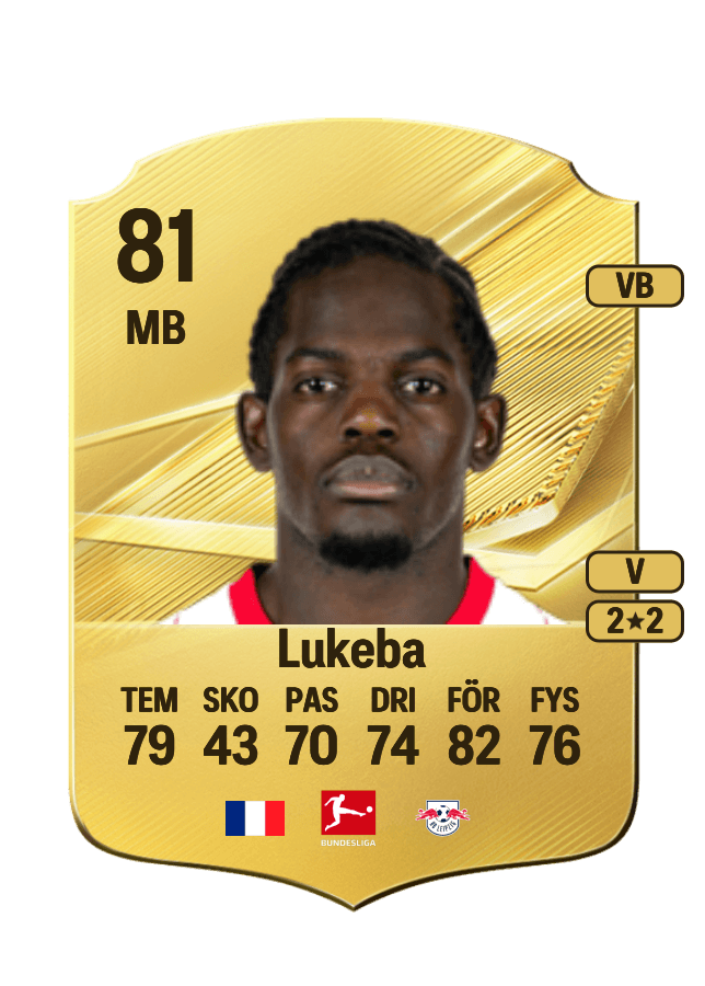 Castello Lukeba card