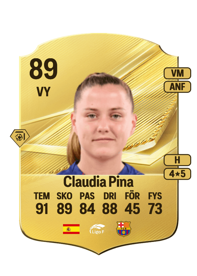 Claudia Pina card