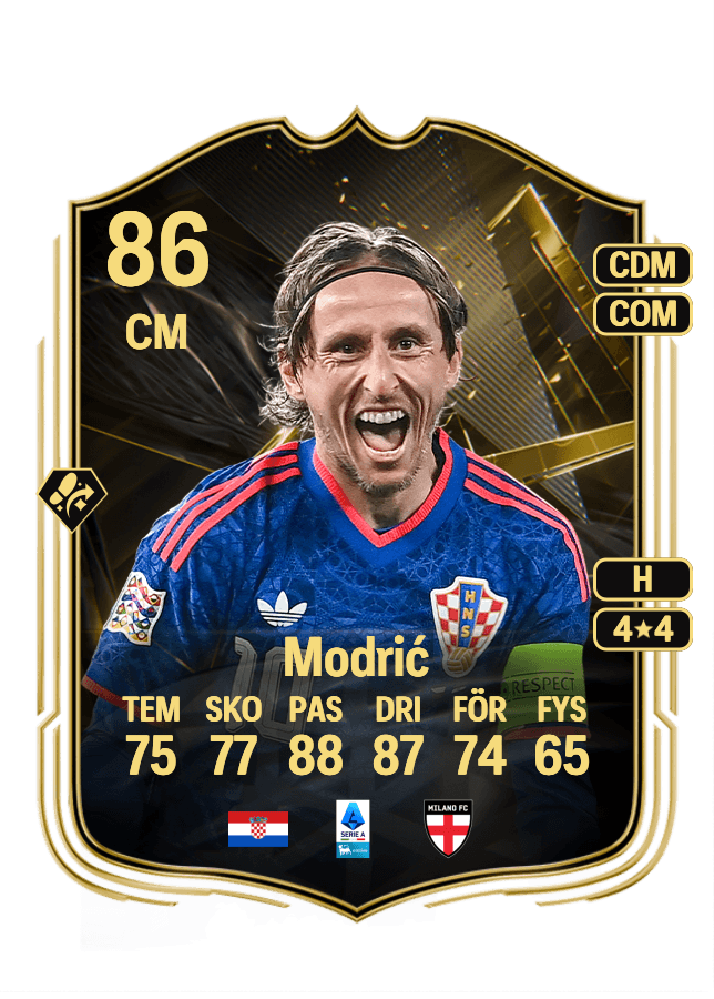 Luka Modrić card