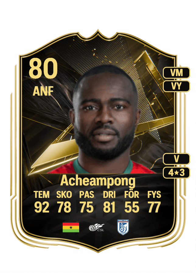 Frank Acheampong card