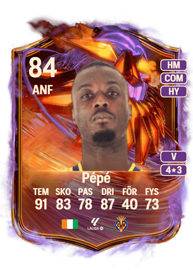 Nicolas Pépé card