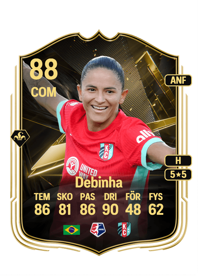 Debinha card