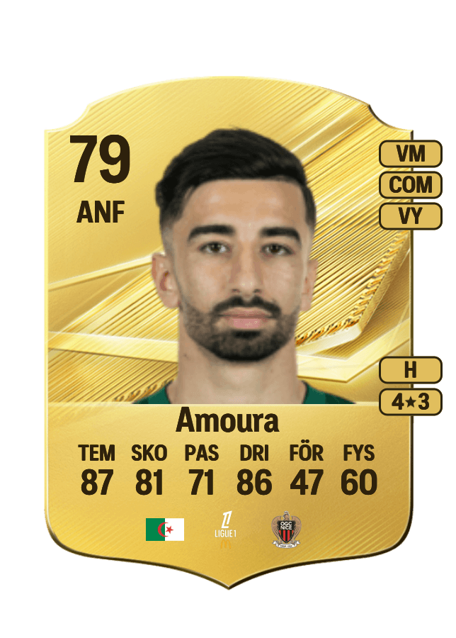 Mohamed Amoura card