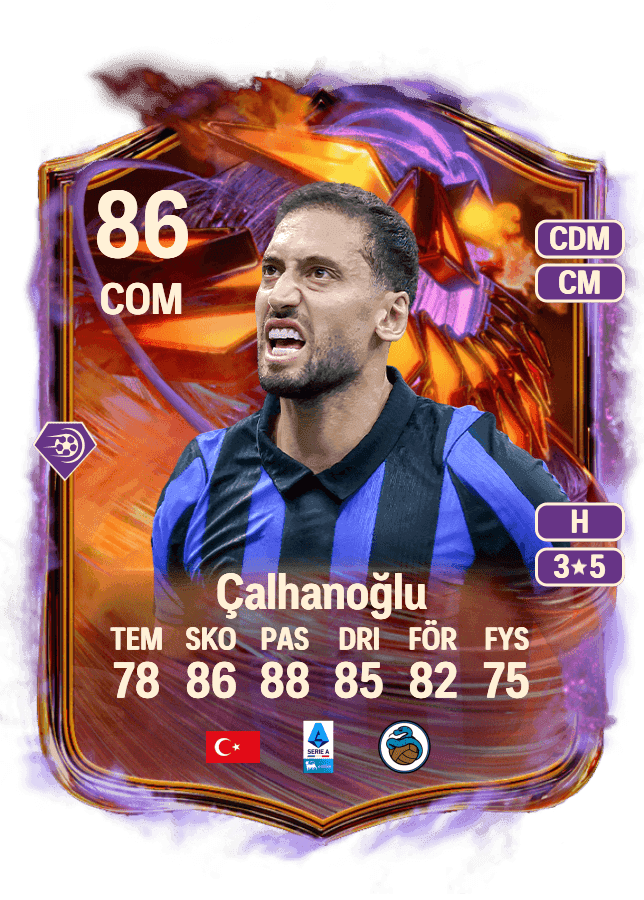 Hakan Çalhanoğlu card