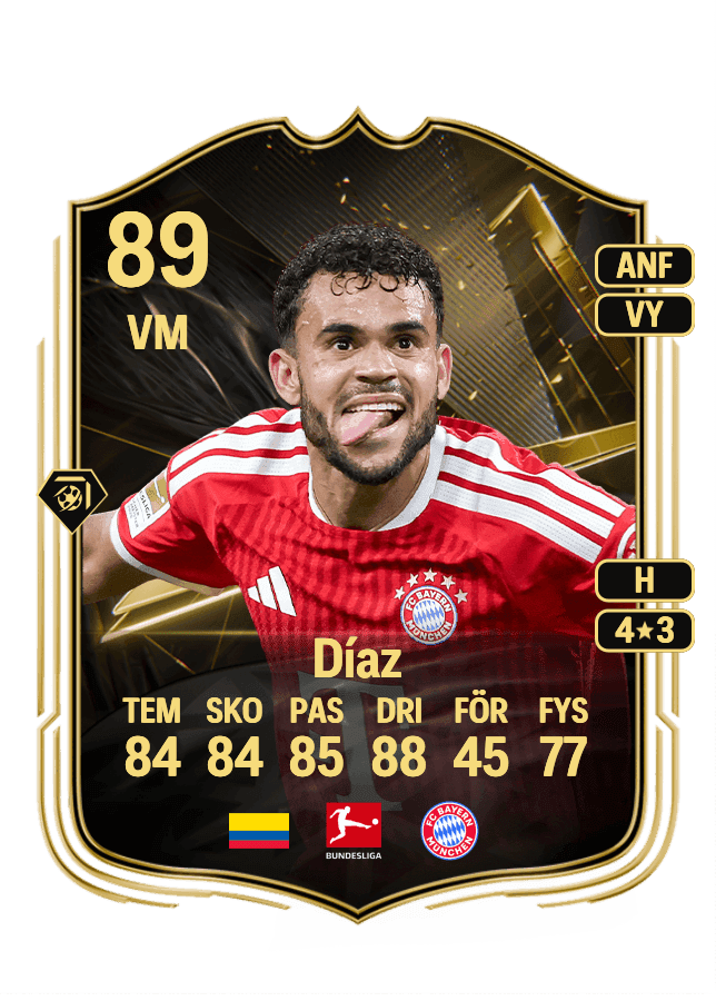 Luis Díaz card