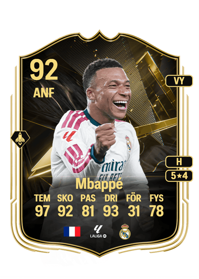 Kylian Mbappé card