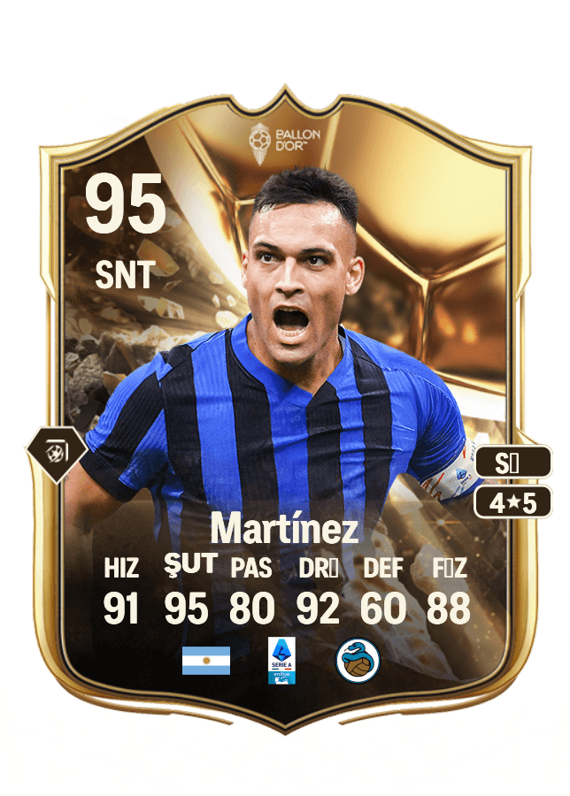 Lautaro Martínez card