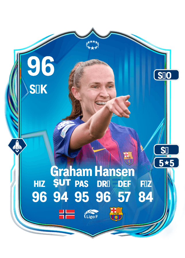 Caroline Graham Hansen card