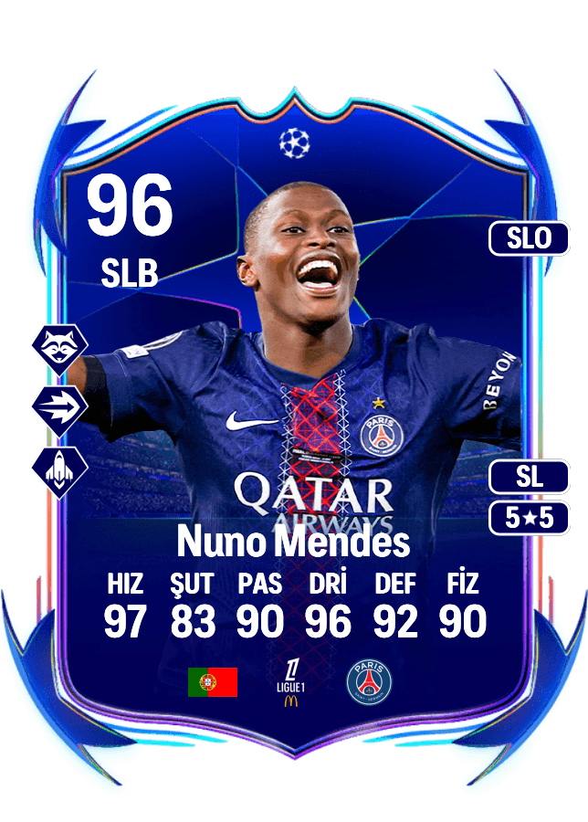 Nuno Mendes card