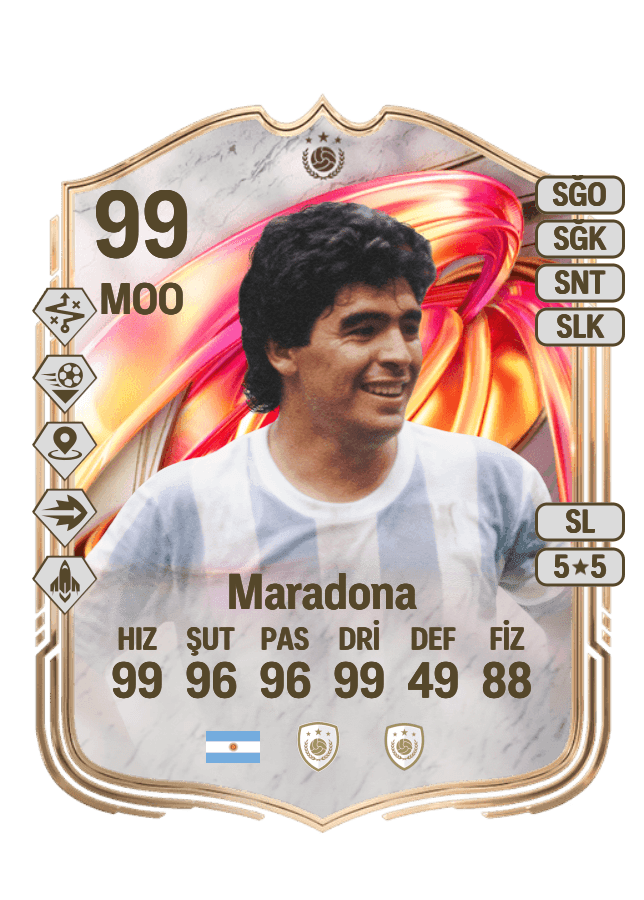 Diego Armando Maradona card