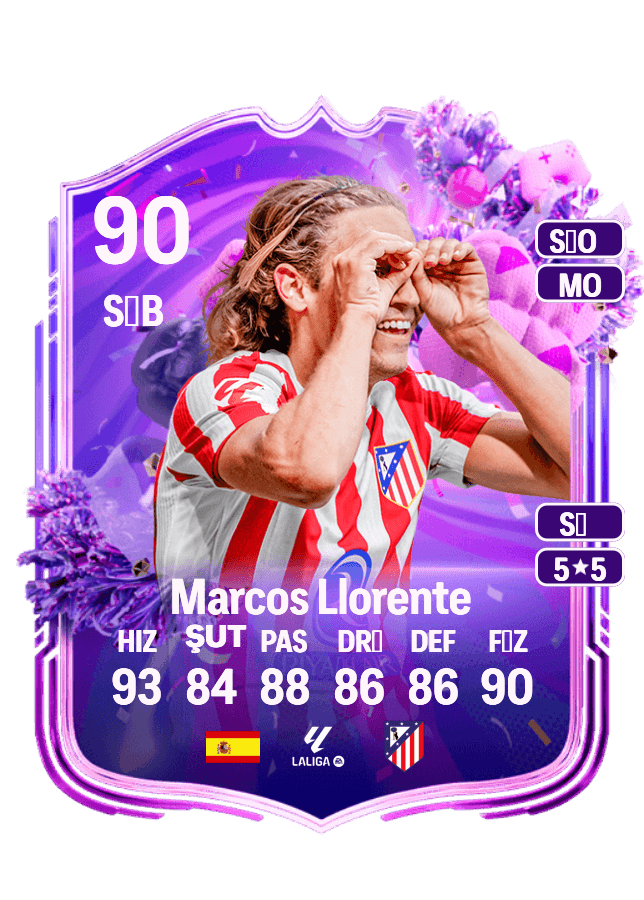 Marcos Llorente card