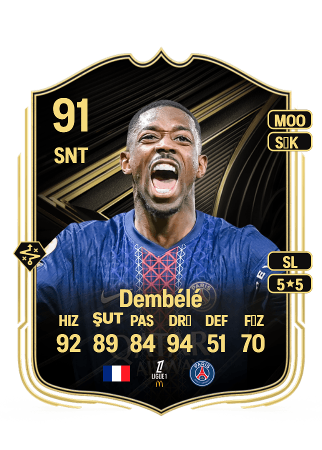 Ousmane Dembélé card