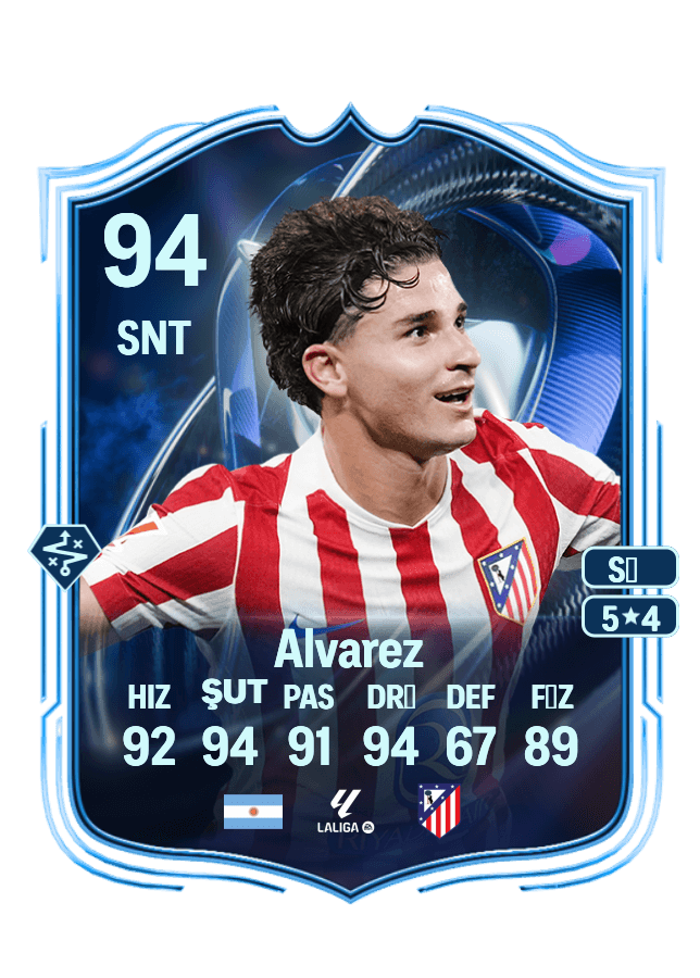 Julián Alvarez card