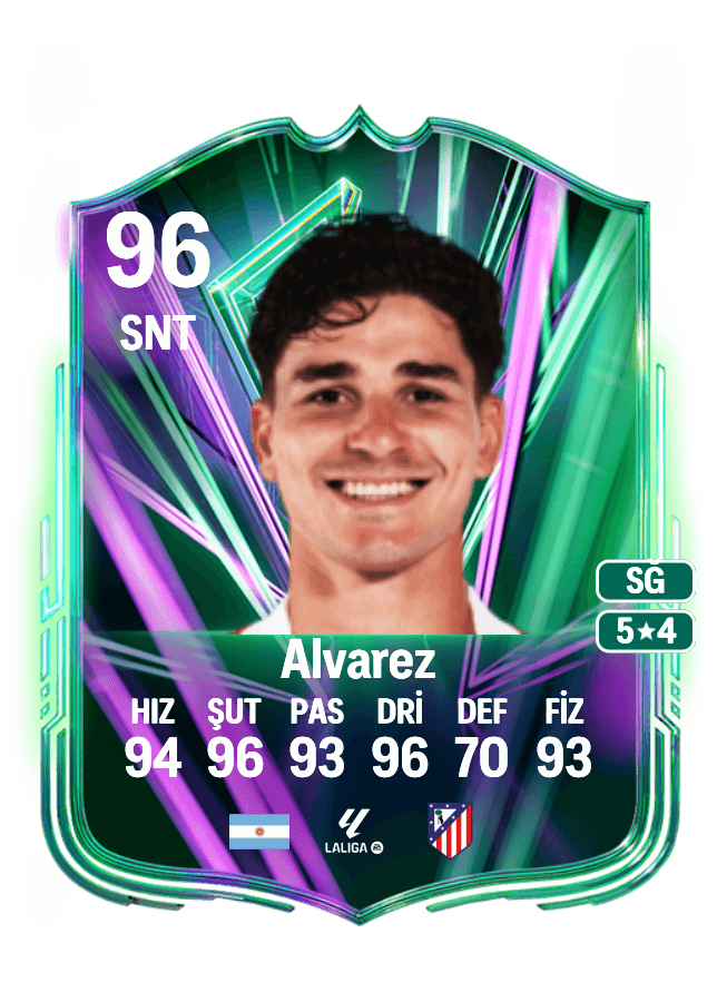 Julián Alvarez card