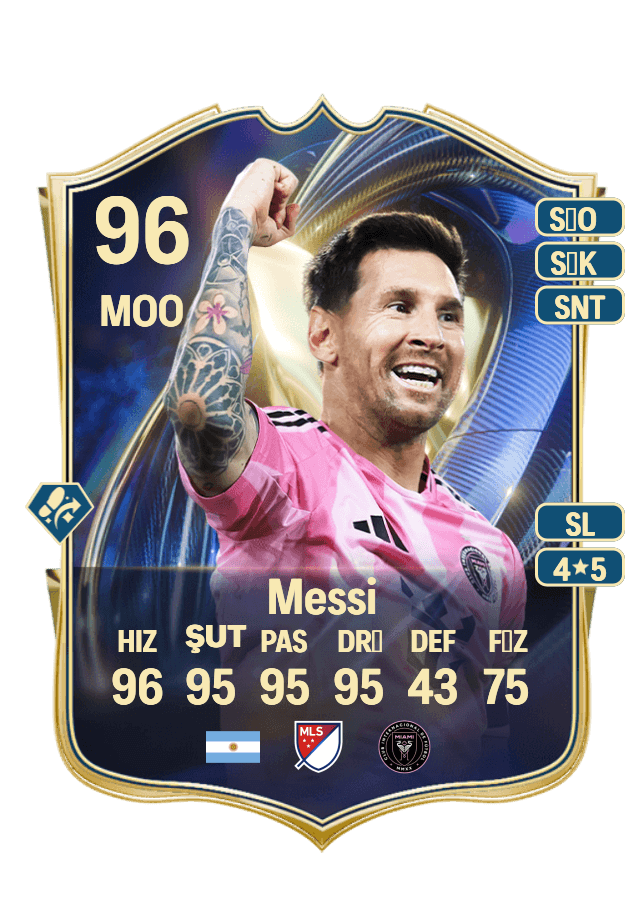 Lionel Messi card