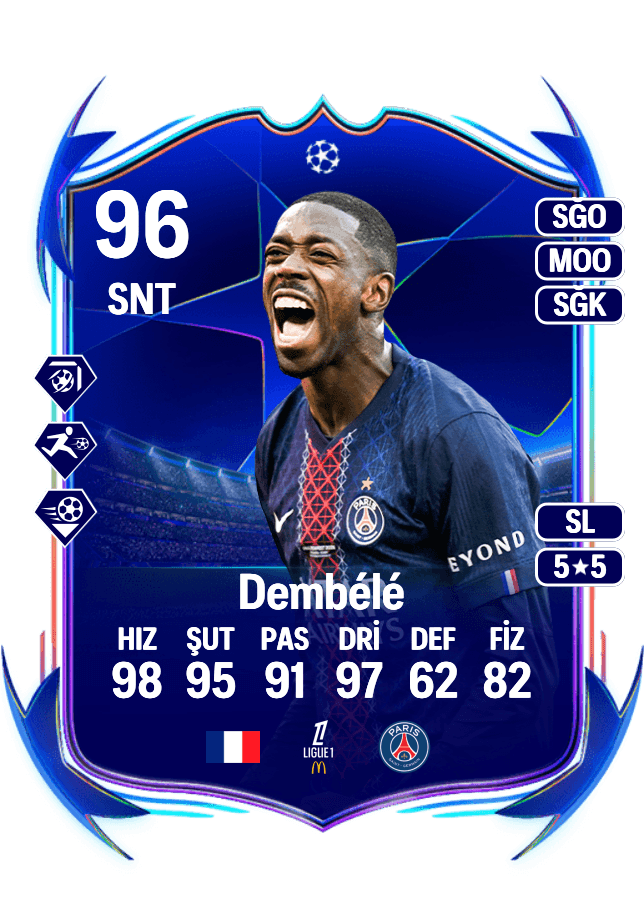 Ousmane Dembélé card
