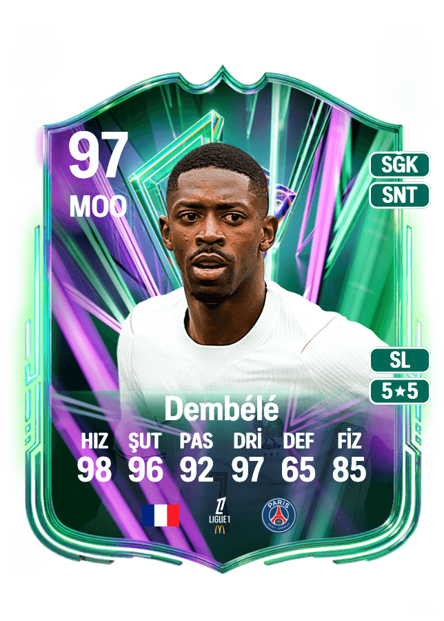 Ousmane Dembélé card