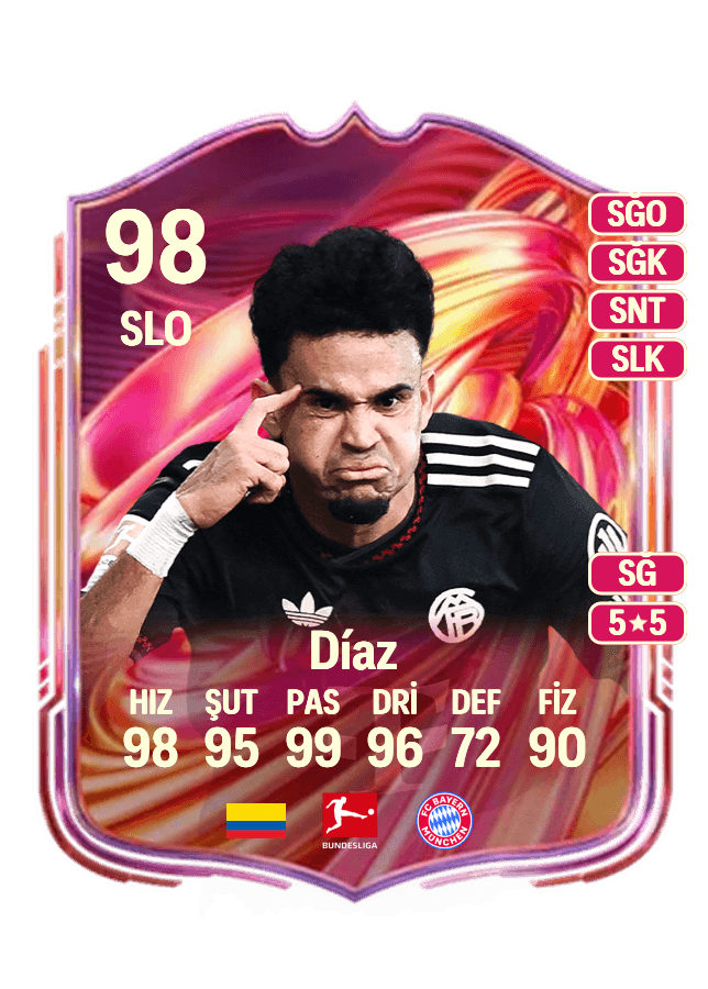 Luis Díaz card