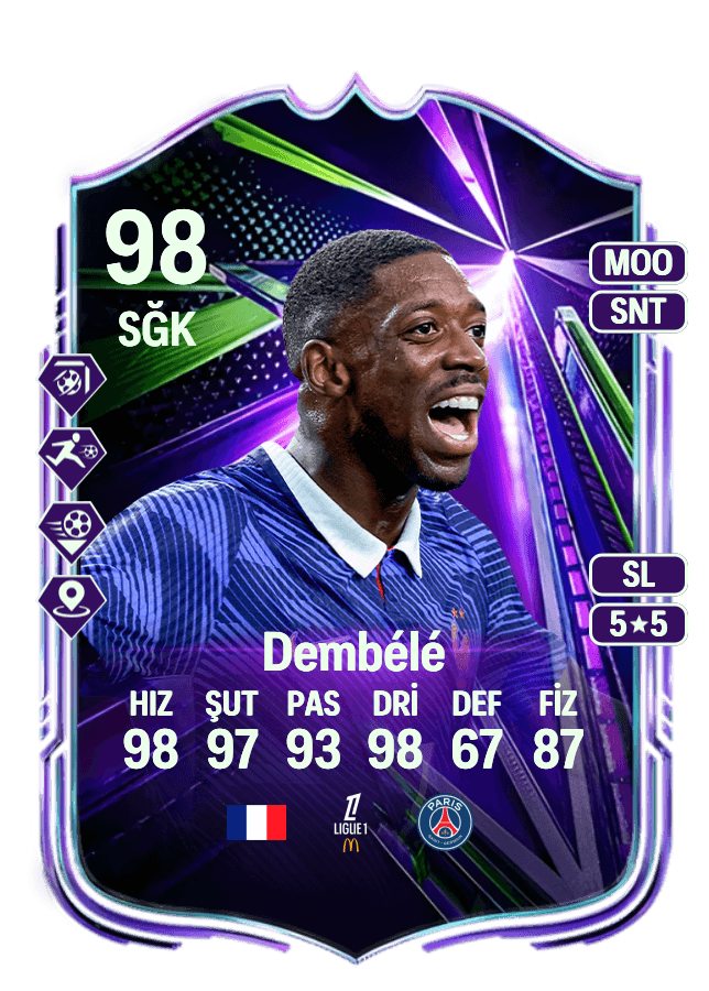 Ousmane Dembélé card