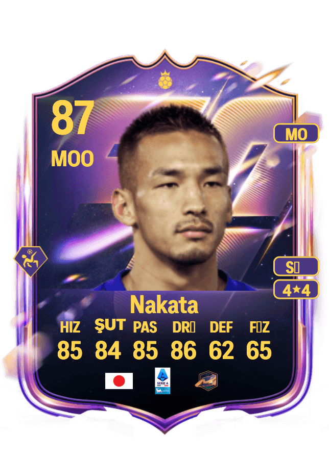 Hidetoshi Nakata card