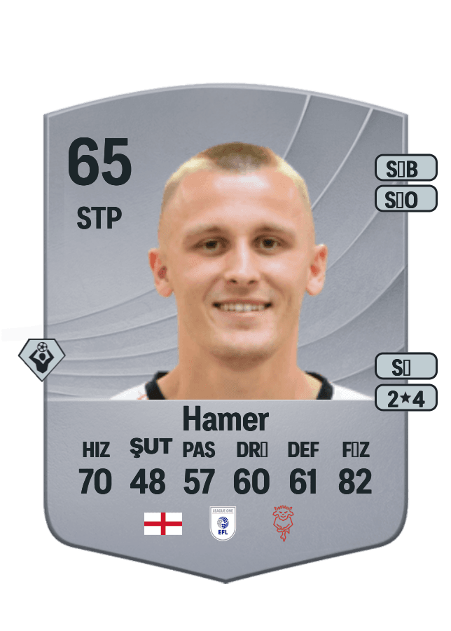 Tom Hamer card