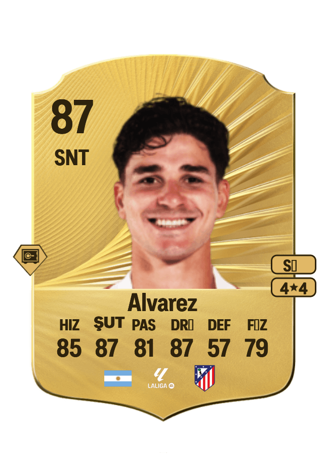 Julián Alvarez card