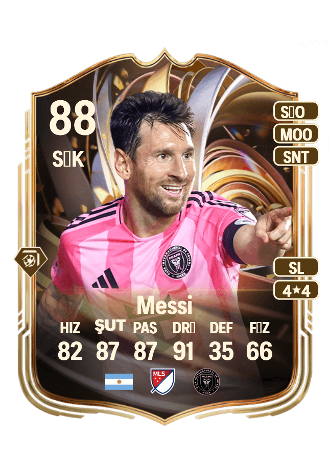 Lionel Messi card