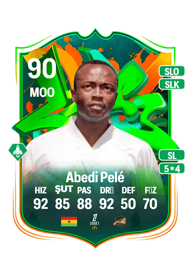 Abedi Pelé card