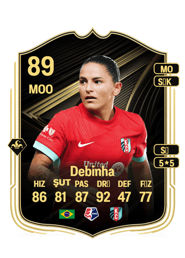 Debinha card