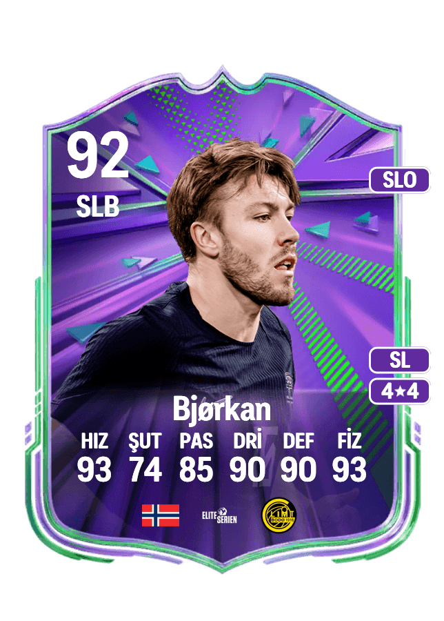 Fredrik Bjørkan card