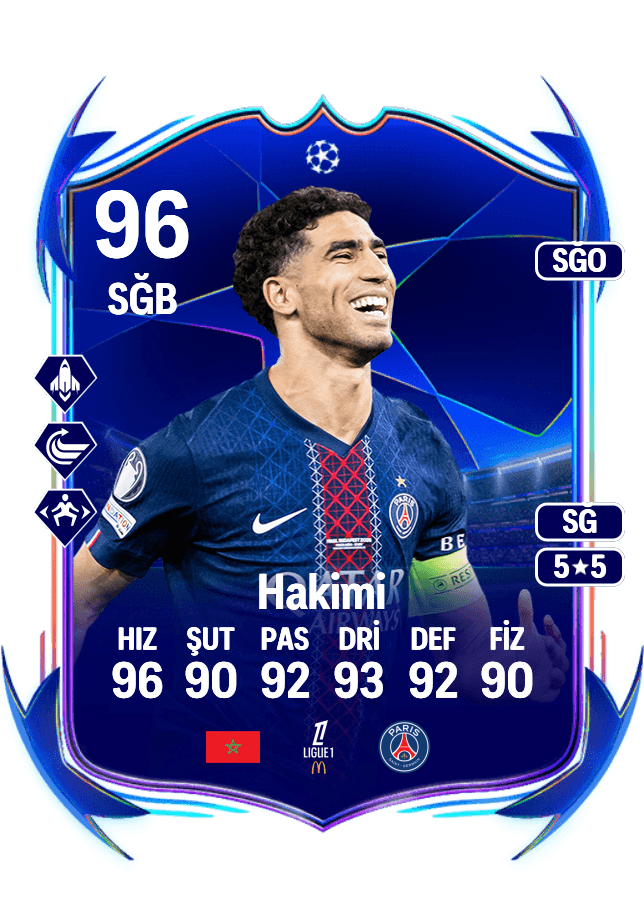 Achraf Hakimi card