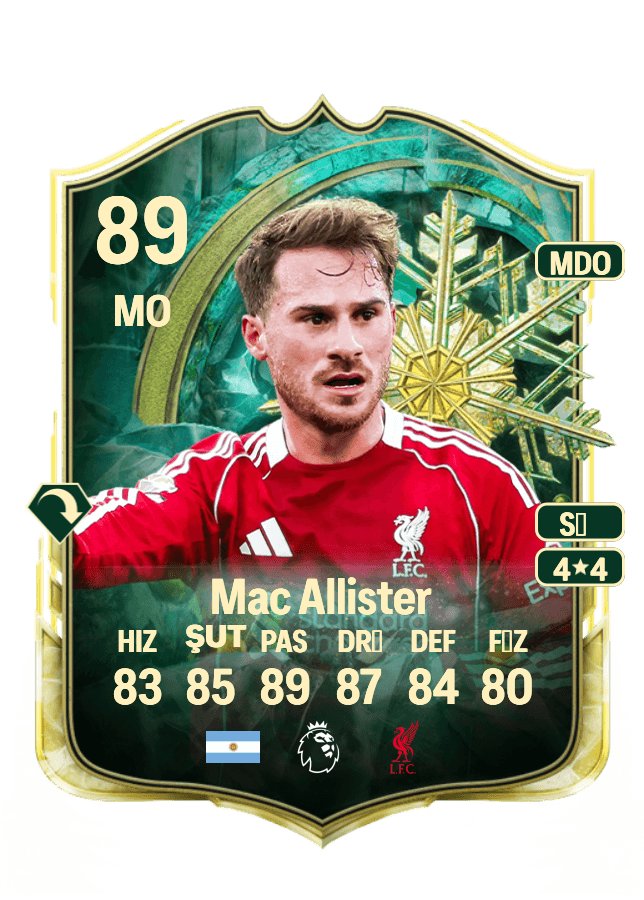 Alexis Mac Allister card