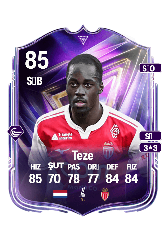 Jordan Teze card