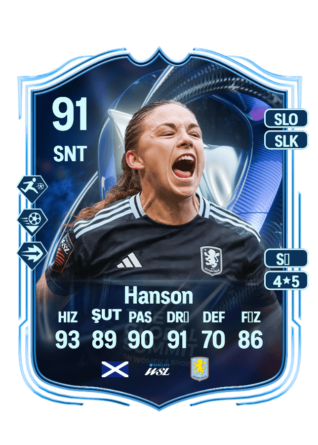 Kirsty Hanson card